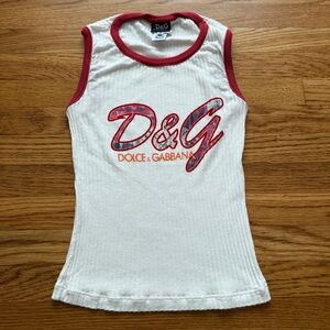 Dolce & Gabbana ribbed sleeveless top 0